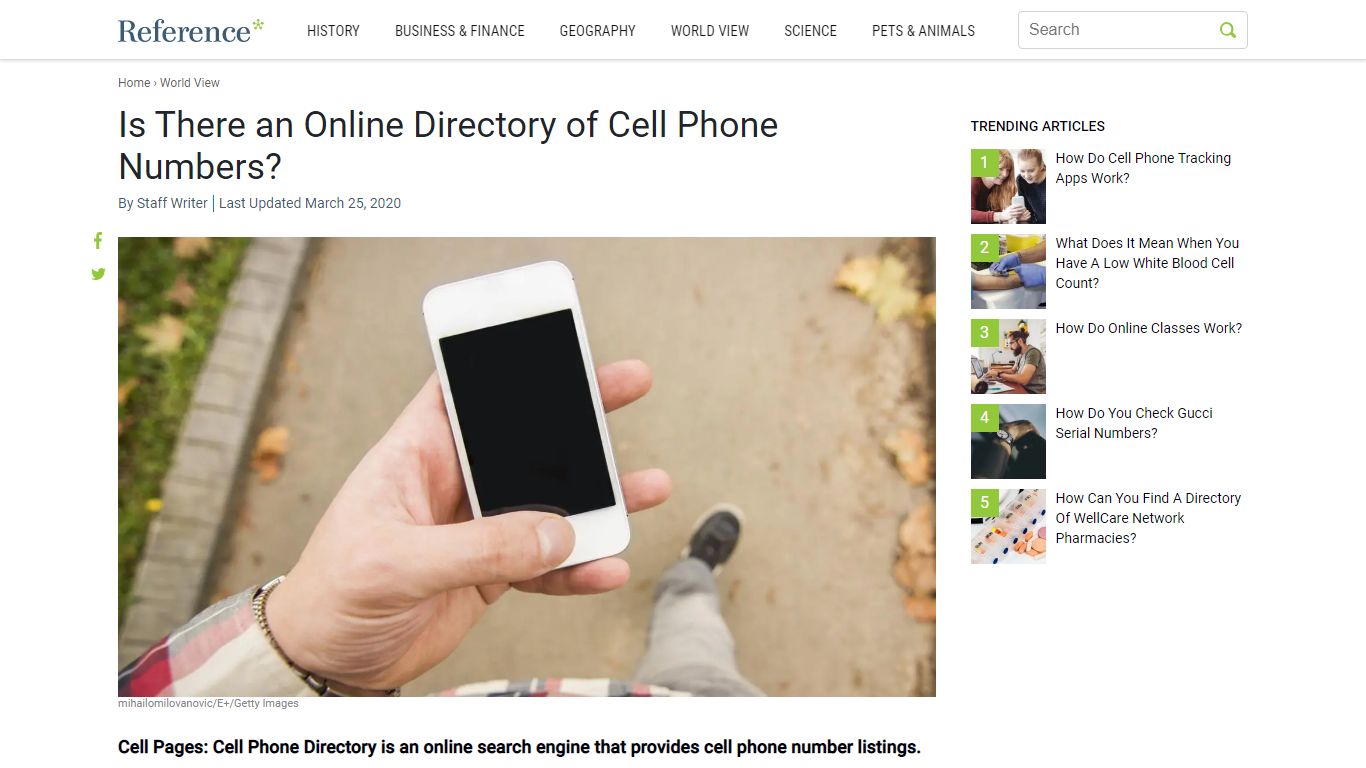 Is There an Online Directory of Cell Phone Numbers? - Reference.com